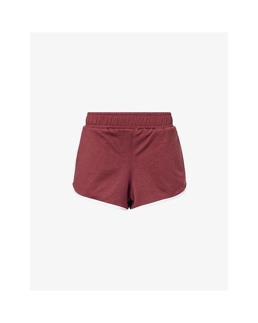 Varley Red Marty Active Stretch-Jersey Shorts