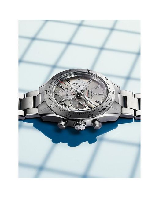 Zenith Metallic 95.3100.3600/39.m3100 Chronomaster Sport Titanium Automatic Watch