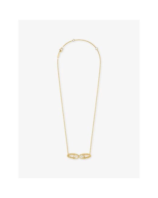 Boucheron White Serpent Bohème Vintage 18Ct- And 0.25Ct Diamond Pendant Necklace