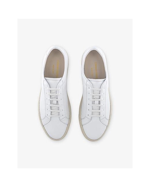 Common Projects White Achilles Leather Trainers for men