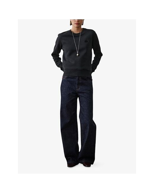 Soeur Blue Calvin Straight-Leg Mid-Rise Jeans