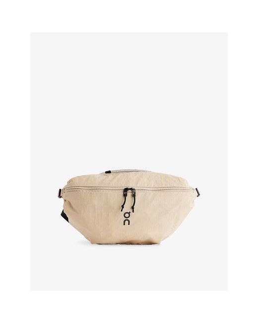 On Shoes Natural Sling Pack 9L Woven Belt Bag