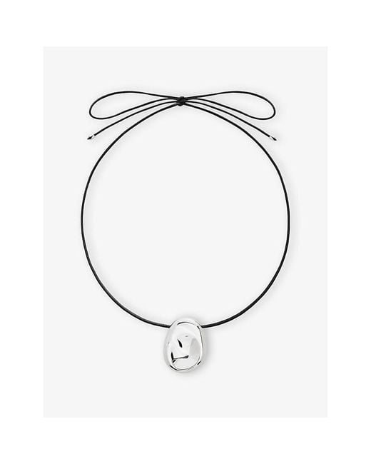 Monica Vinader Metallic Aria Cord 18Ct Vermeil Necklace
