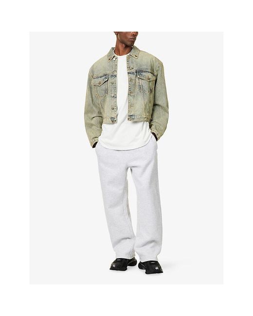 Entire studios Blue Straight-Leg Relaxed-Fit Cotton Jogging Bottoms for men