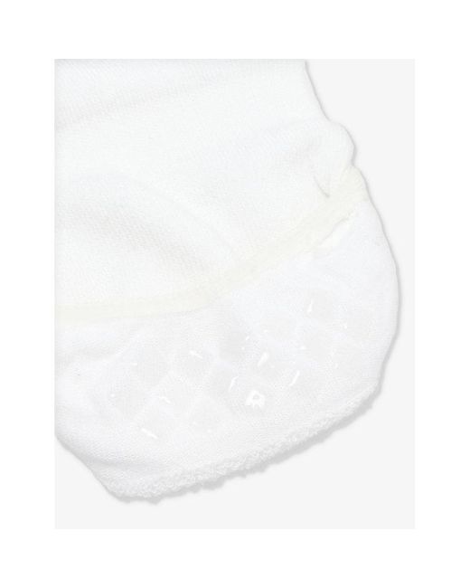 Falke White Cool Kick Recycled Polyester-blend Knitted Socks for men