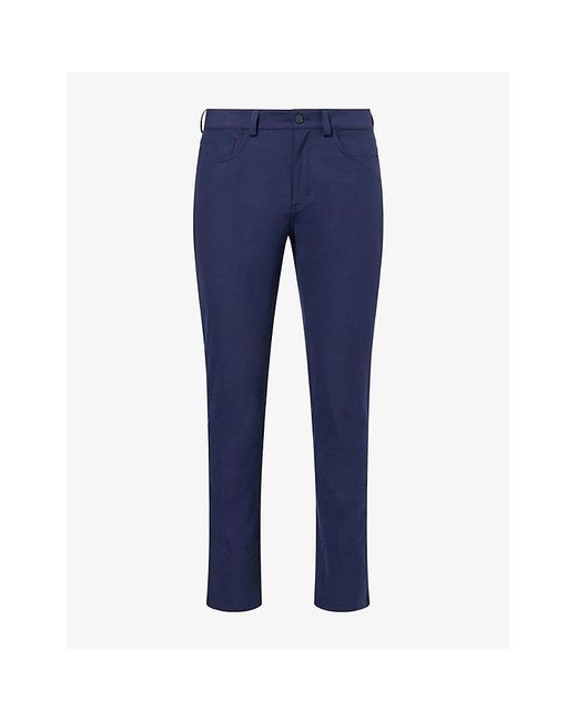 G/FORE Blue Tour Five-Pocket Woven Trousers for men