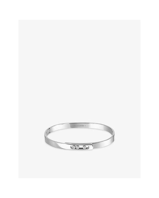 Messika White Move Noa 18Ct- And 0.11Ct Diamond Bangle