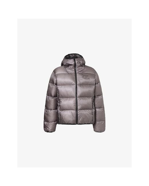 Trapstar Brown Hyperdrive Translucent Padded Shell Jacket for men