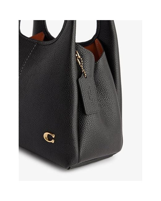 COACH Black Lana 23 Leather Shoulder Bag