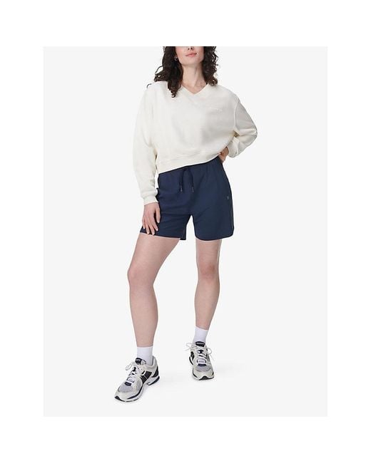 Sweaty Betty Blue Explorer 5.5In Stretch-Woven Cycling Shorts