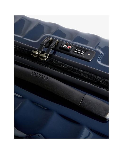 Tumi Blue Extended Trip Expandable Four-wheeled Suitcase
