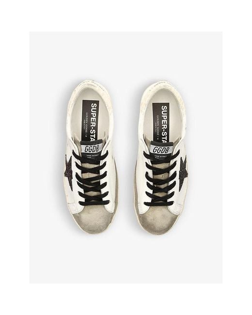 Golden Goose Deluxe Brand Natural Super-star 11380 Leather Low-top Trainers
