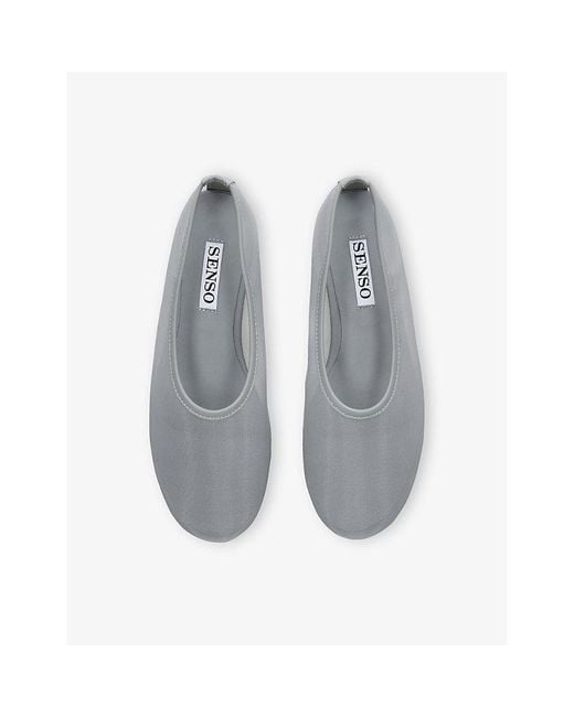 Senso White Carli Mesh Ballet Flats