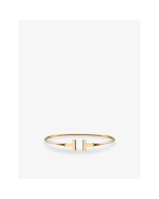 Tiffany & Co White Tiffany T Wire 18Ct- Bracelet