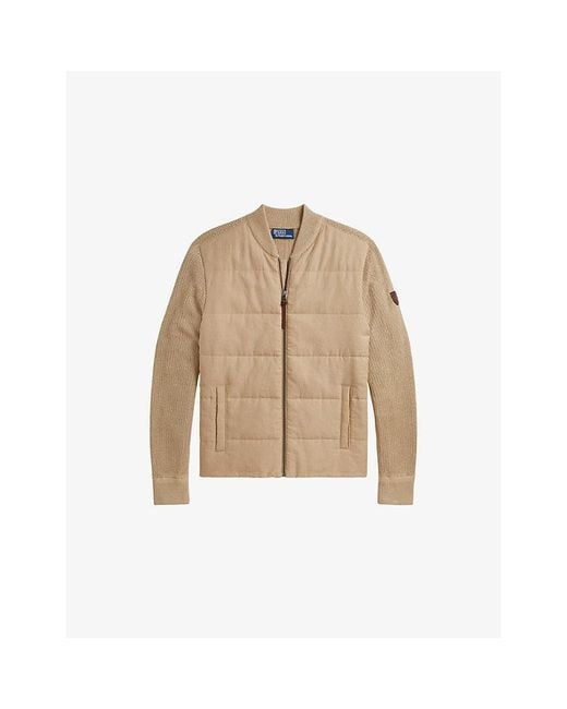 Polo Ralph Lauren Natural Hybrid Linen Full-Zip Jacket for men