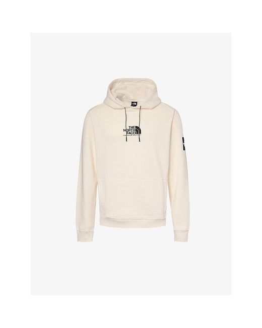 The North Face Natural Alpine Logo-print Cotton-jersey Hoody Xx for men