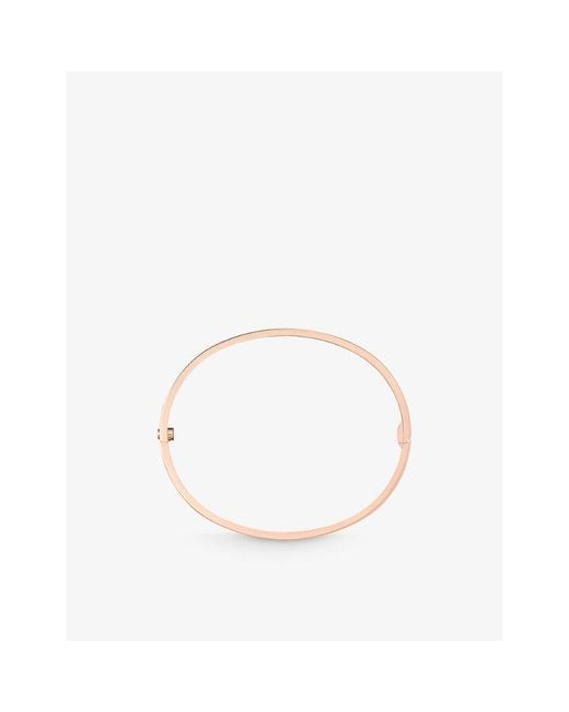 Cartier Metallic Love Small 18Ct Rose- And 10 Brilliant-Cut Diamonds Bracelet