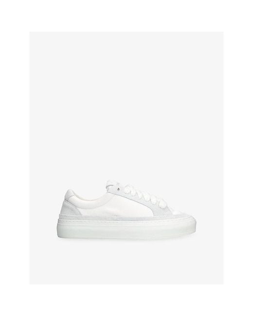 NUMERIS White Athena Skate Leather Trainers for men