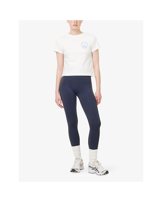 ADANOLA White Everyday Active Classic Cotton-Jersey T-Shirt