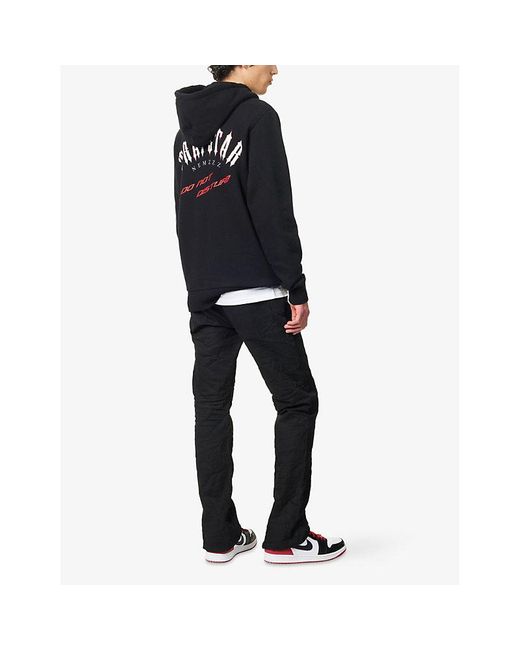 Trapstar X Nemzzz Shooters Kangaroo-Pocket Cotton-Jersey Hoody in