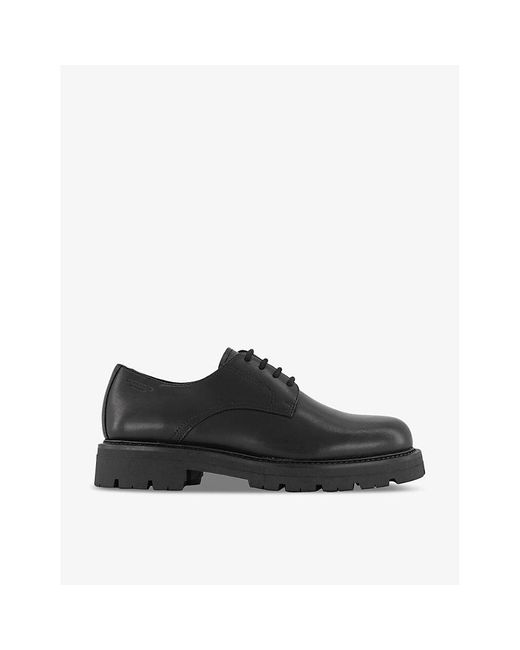 Vagabond Black Cameron Lace-up Leather Derby Shoes for men