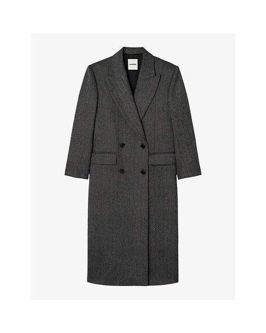 Sandro Paris Malory double-breasted blazer - Black