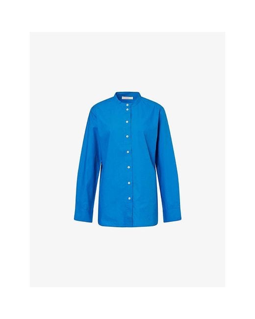 Skall Studio Blue Leanne Cotton Shirt