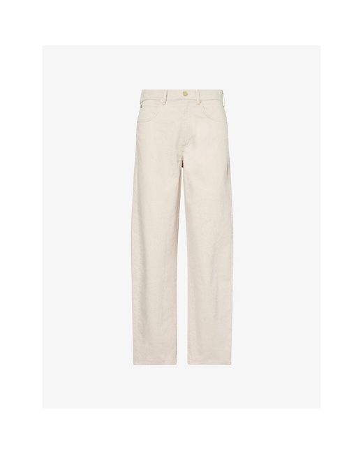 Max Mara Natural Straight-Leg Stretch-Denim Jeans