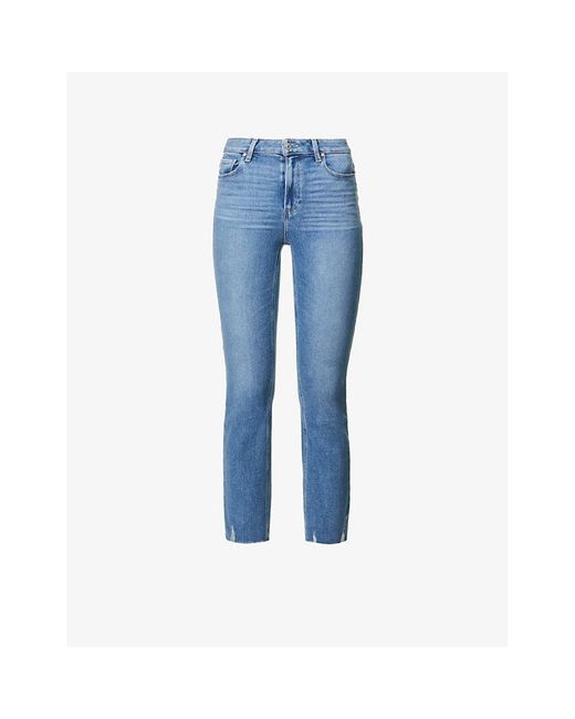 PAIGE Blue Cindy Slim-Leg Denim Jeans