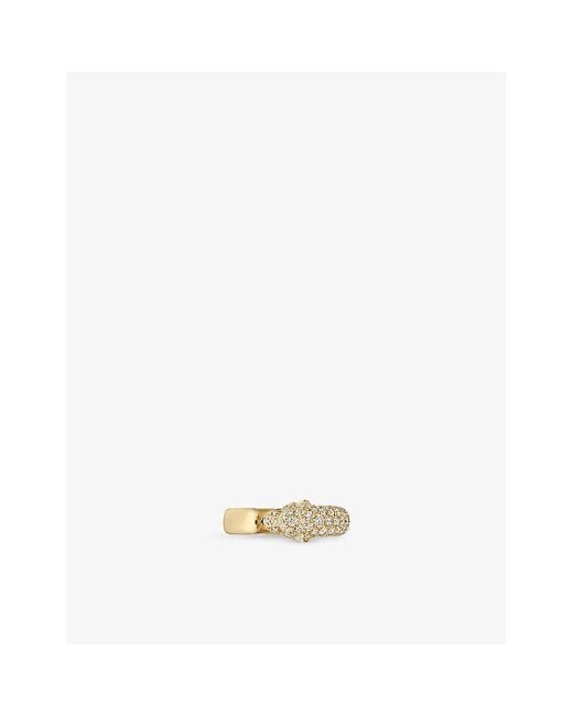 Cartier White Panthère De 18Ct, 0.68Ct Round-Cut Diamond, 0.01Ct Onyx And 0.01Ct Emerald Ring
