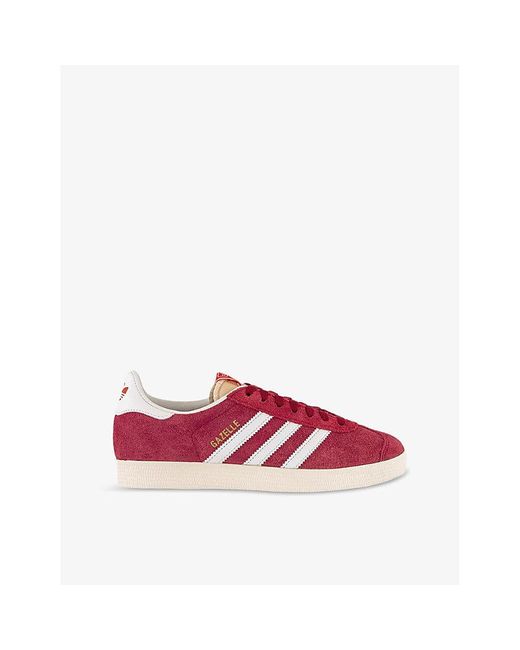 Pink suede adidas trainers best sale