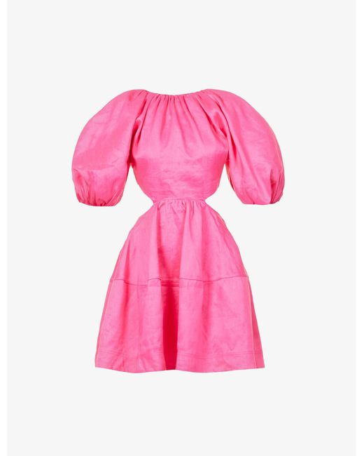 Aje paperbark linen trouser Clearance