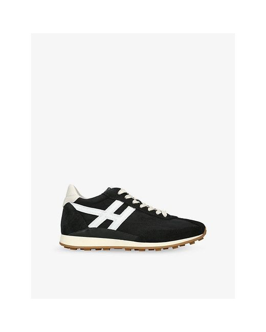 Hogan Black Allacciato H699 Suede Trainers