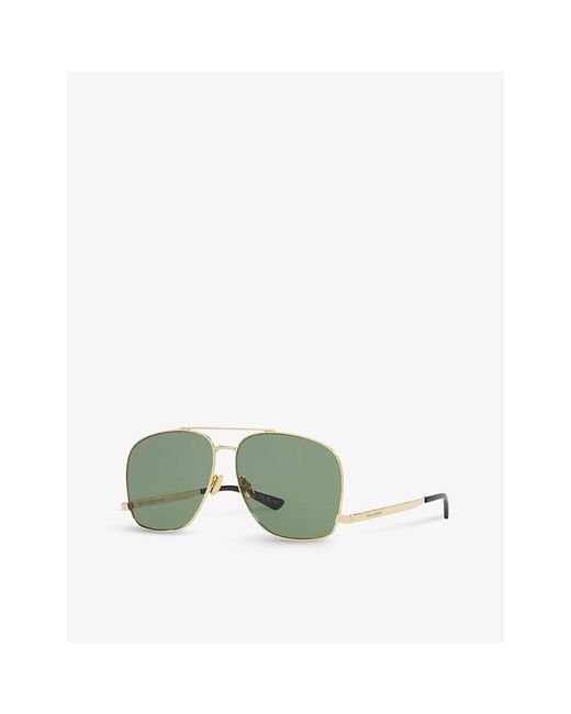 Saint Laurent Green Sl 653 Leon Sunglasses