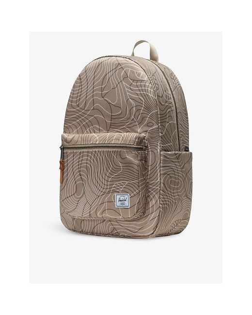 Herschel Supply Co. Brown Settlement Twill-topography Recycled-polyester Backpack