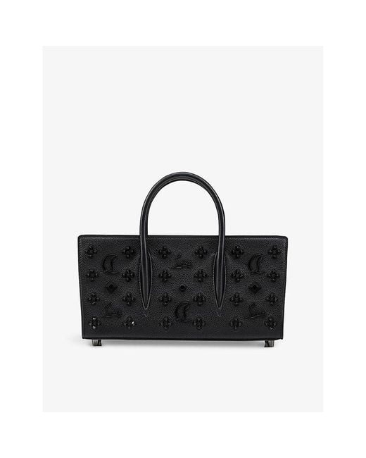 Christian Louboutin Black Paloma Leather Top-handle Bag