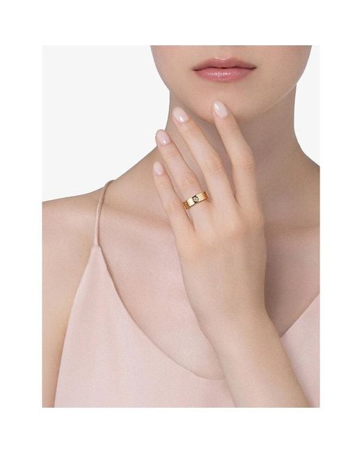 Cartier Metallic Love 18Ct- And 3 Diamonds Ring