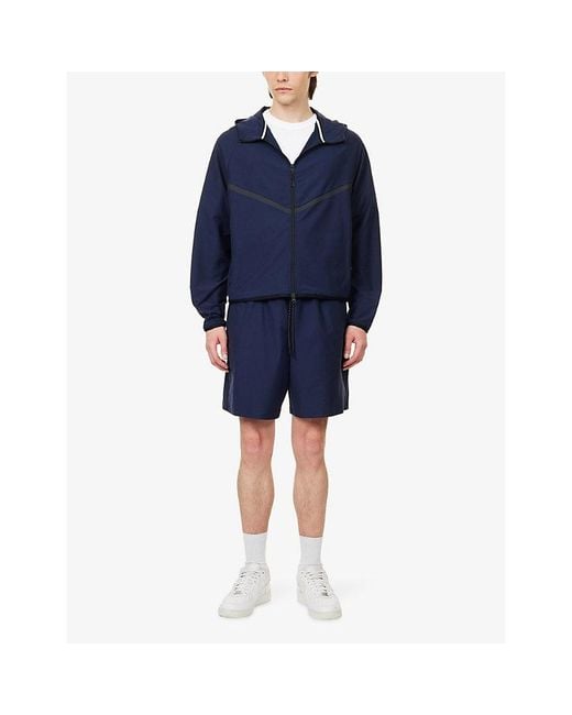 Nike Blue Dri-Fit Technical Woven Jacket for men