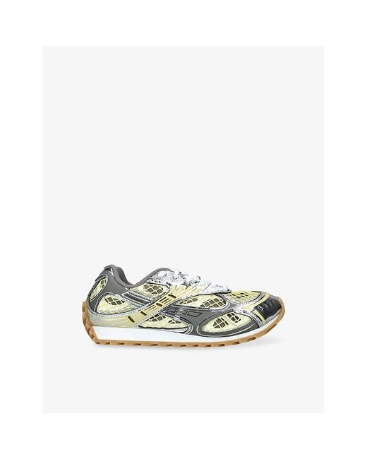 Bottega Veneta Multicolor Orbit Metallic Woven Trainers