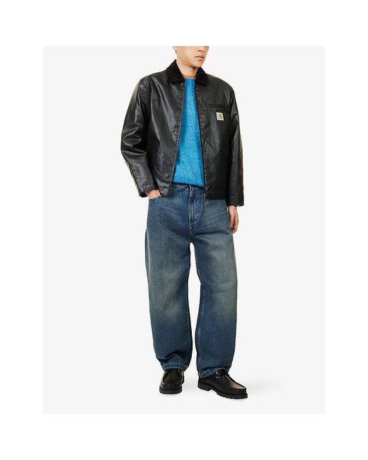 Carhartt Blue Brandon Straight-Leg Denim Jeans for men