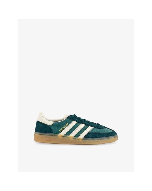 Adidas Green Handball Spezial Suede Trainers for men