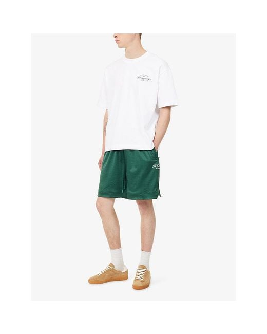 The Couture Club White Club De Soci Graphic-Print Cotton T-Shirt for men