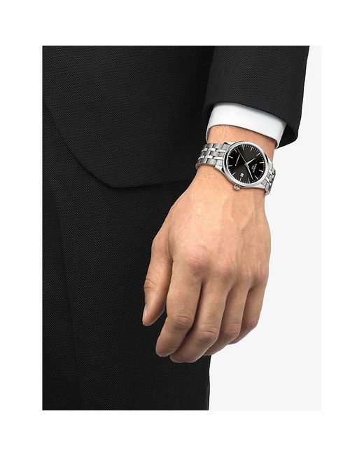 Tissot Metallic Classic Dream Stainless-Steel Automatic Watch 40Mm for men