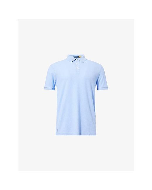 Polo Ralph Lauren Honeycomb Short-Sleeves Cotton-Jersey Polo Shirt