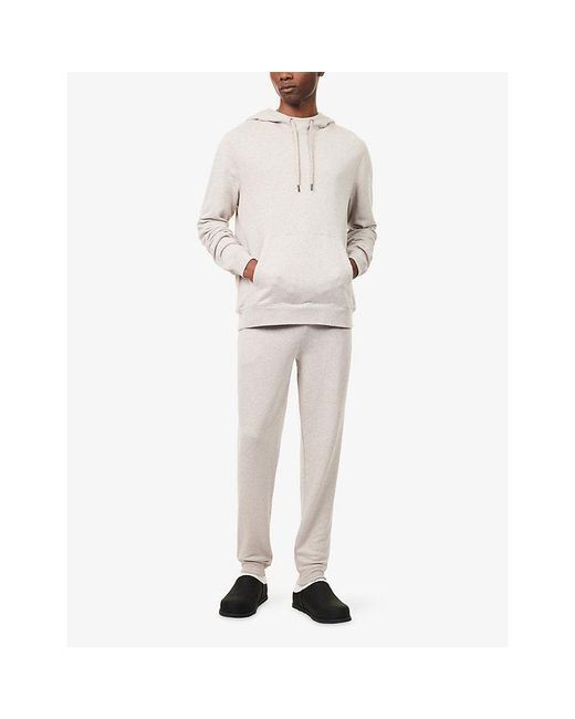 Derek Rose Natural Quinn Cotton-Modal Jersey Hoody for men
