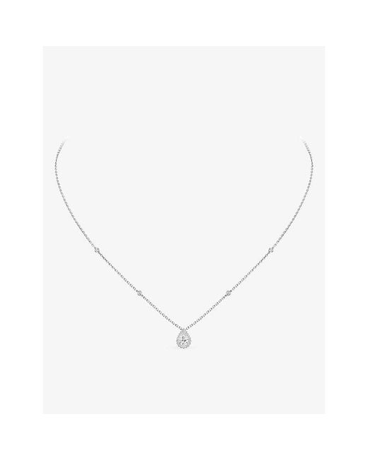 Messika White Joy 0.25Ct Diamond Pendant Necklace