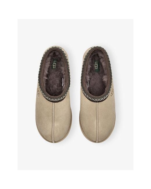 Ugg White Tasman Ii Suede Slippers for men