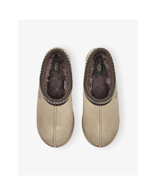 Ugg White Tasman Ii Suede Slippers for men