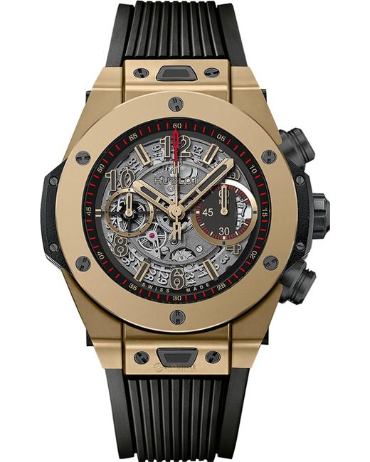 Hublot Metallic 411.cm.1138.rx Big Bang Unico Full Magic Gold-plated Self-winding Watch for men
