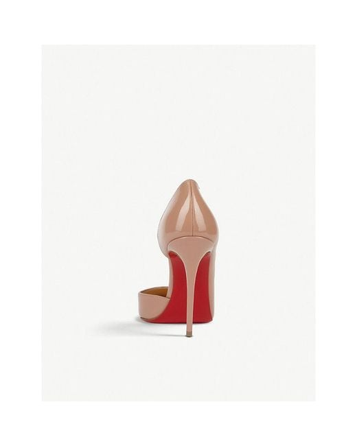 Christian Louboutin Pink Iriza 100 Patent-Leather Courts